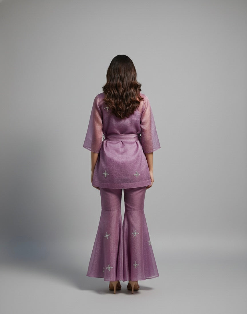 Lilac Organza Co-ord Set