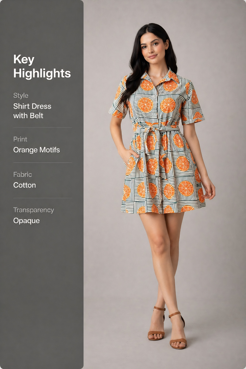 shirt dress with details